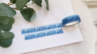 Washi Tape Blauer Nebel